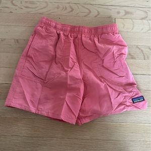 Patagonia Baggies 5” Boys Size XL Coral Bathing Suit